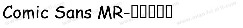 Comic Sans MR字体转换